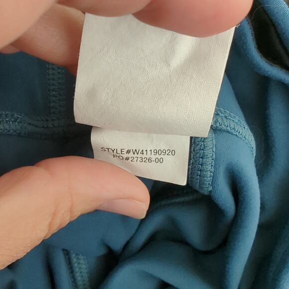 Prana Electa Leggings Womens Blue size Small Phone Pockets Full Length - Picture 5 of 6